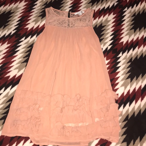 Ruffled Dusty Rose Forever 21 Dress - Picture 8 of 8